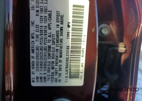 2014 Acura Rdx from USA, damaged, VIN 5J8TB4H39EL010188